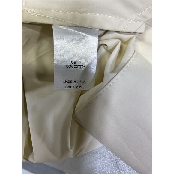 Helsa 'Poplin' White Poplin Sculptural Mini Dress Size M - Picture 5 of 5